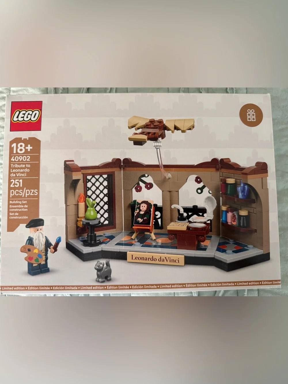LEGO 40902 Tribute to Leonardo da Vinci  GWP New and Sealed